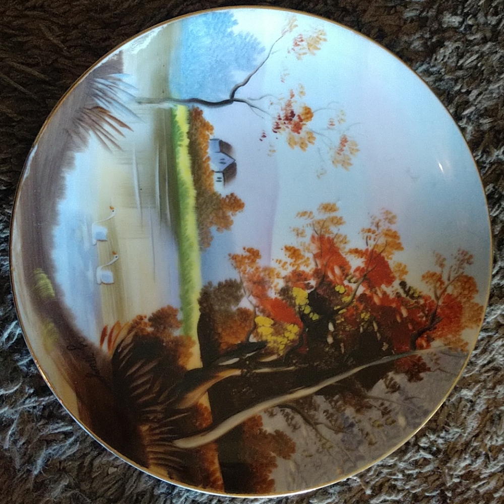 Ucagco Japanese painted plates